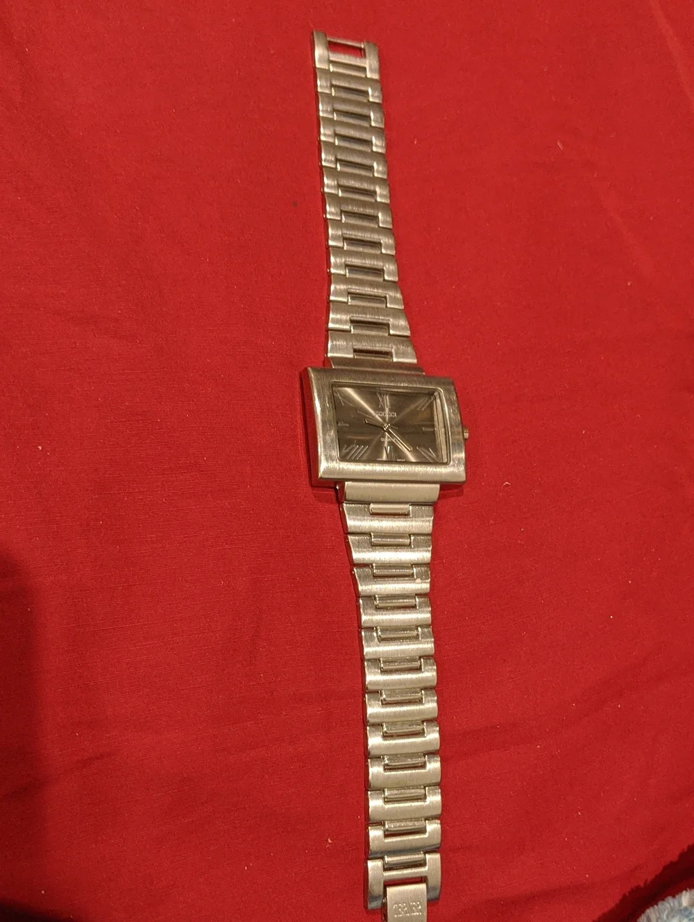 Women Bijoux Terner Silver Stainless Steel Bracelet Watch